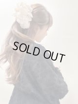 bijoucindiワニクリップ  　　  ivory