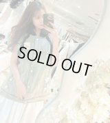 レースフーディdenimジレ