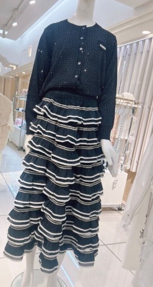 画像1: eleganceノワールskirt