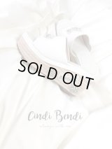 whitecindiesウエッジサンダル