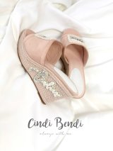 nudecollarcindiesウエッジサンダル