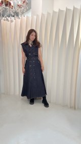 トレンチdenimワンピースwithscarf