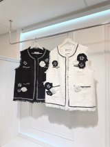 lunariaflourtweedジレ