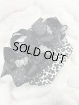 レオパードトート　ribbon