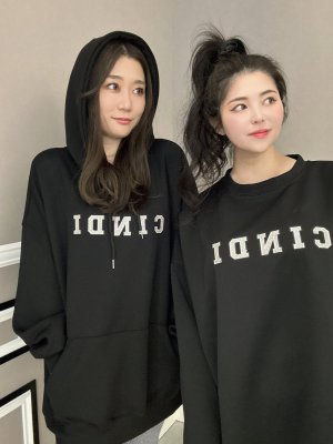 画像1: bijouCINDITPS　フーディ/ラウンドネック