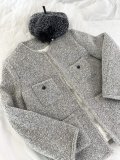 tweedleatherflourベレー帽