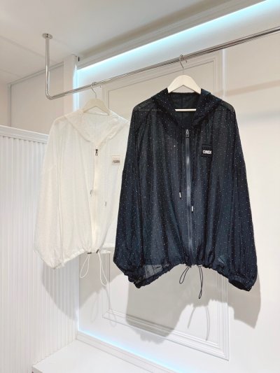 画像1: シースルーministudsフーディ
