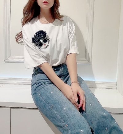 画像2: ボンジュウワンポイントTシャツ