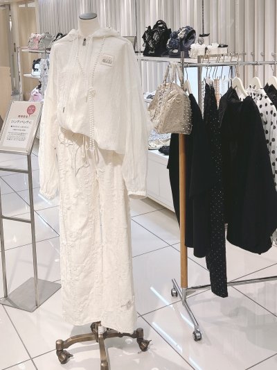 画像1: シースルーministudsフーディ