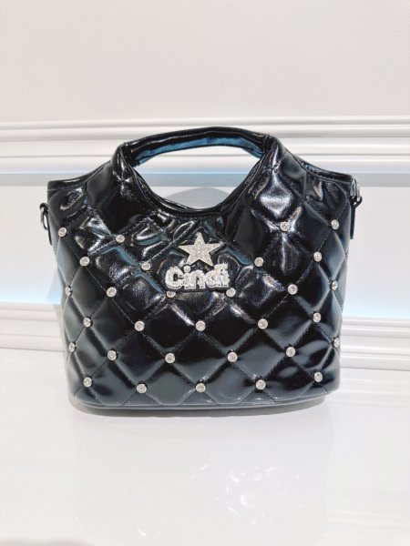 画像1: quilting star enamel bag (1)
