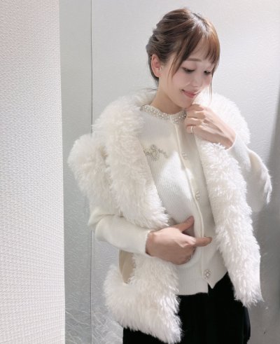 画像2: flourpearlbuttonカーデガン