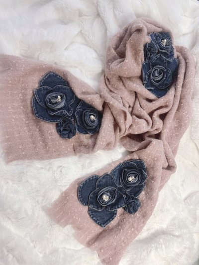 画像1: denimflourマフラー