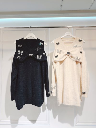 画像1: butterflyopenknit