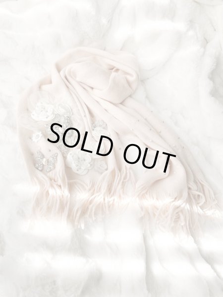 画像1: butterflybijoubabypinkマフラー (1)